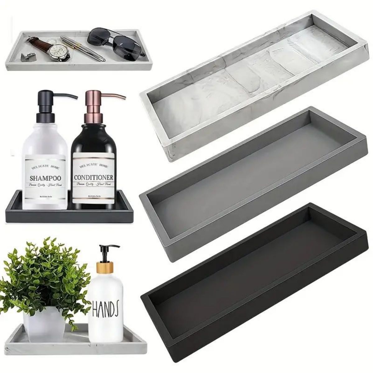 Office Tech Accessories - Baki Meja Silikon Serbaguna, Baki Penyimpanan