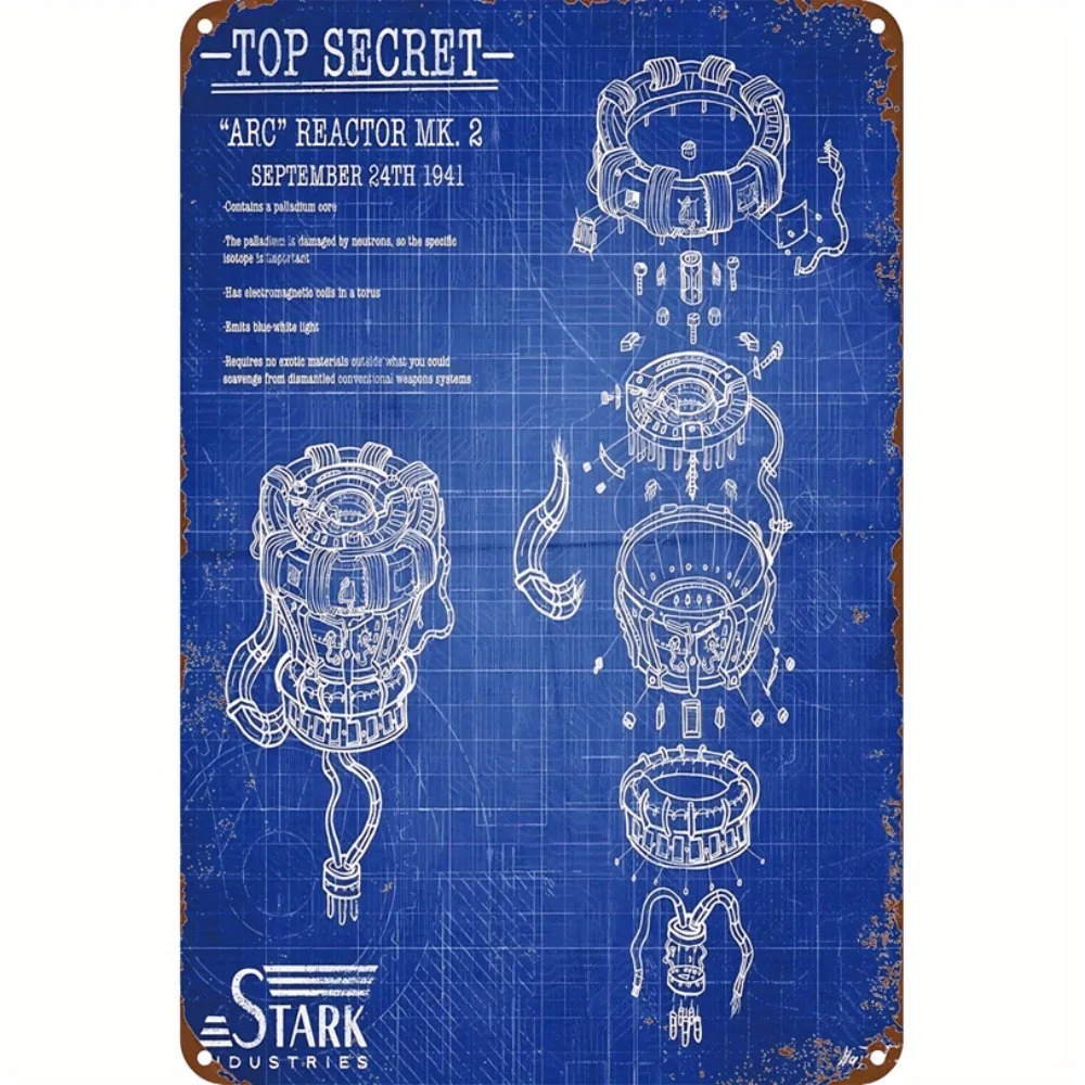 CIFBUY Seni Dinding Aluminium  - Tech Office Wall Decor ulasan dan harga