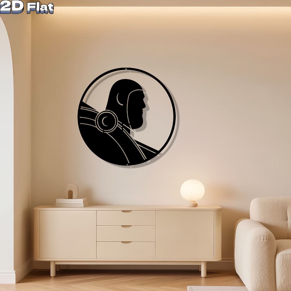 1pc Seni Dinding Plat Aluminiu - Tech Office Wall Decor ulasan dan harga