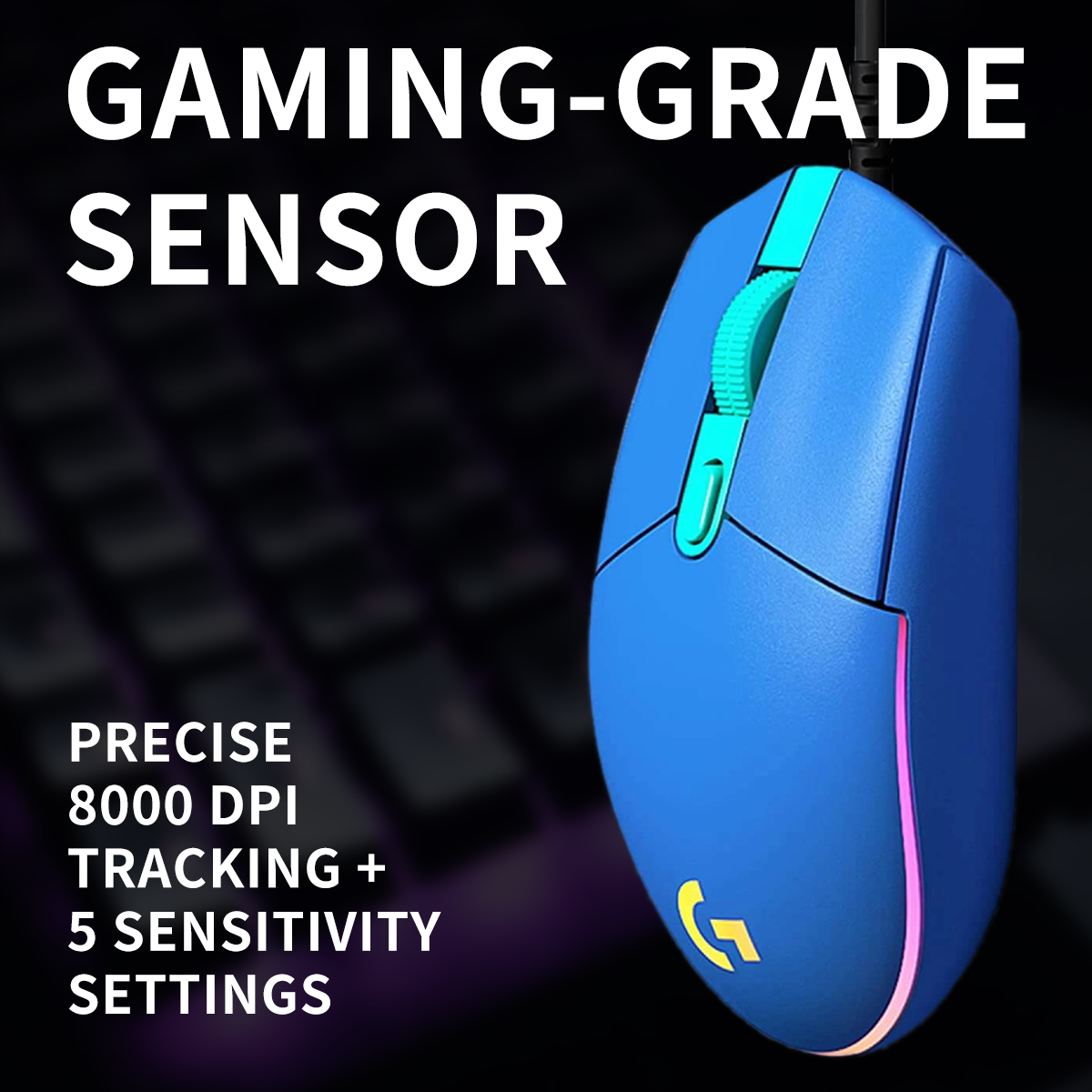 Mouse Logitech G203/G402 denga - Logitech Mouse G203 ulasan dan harga