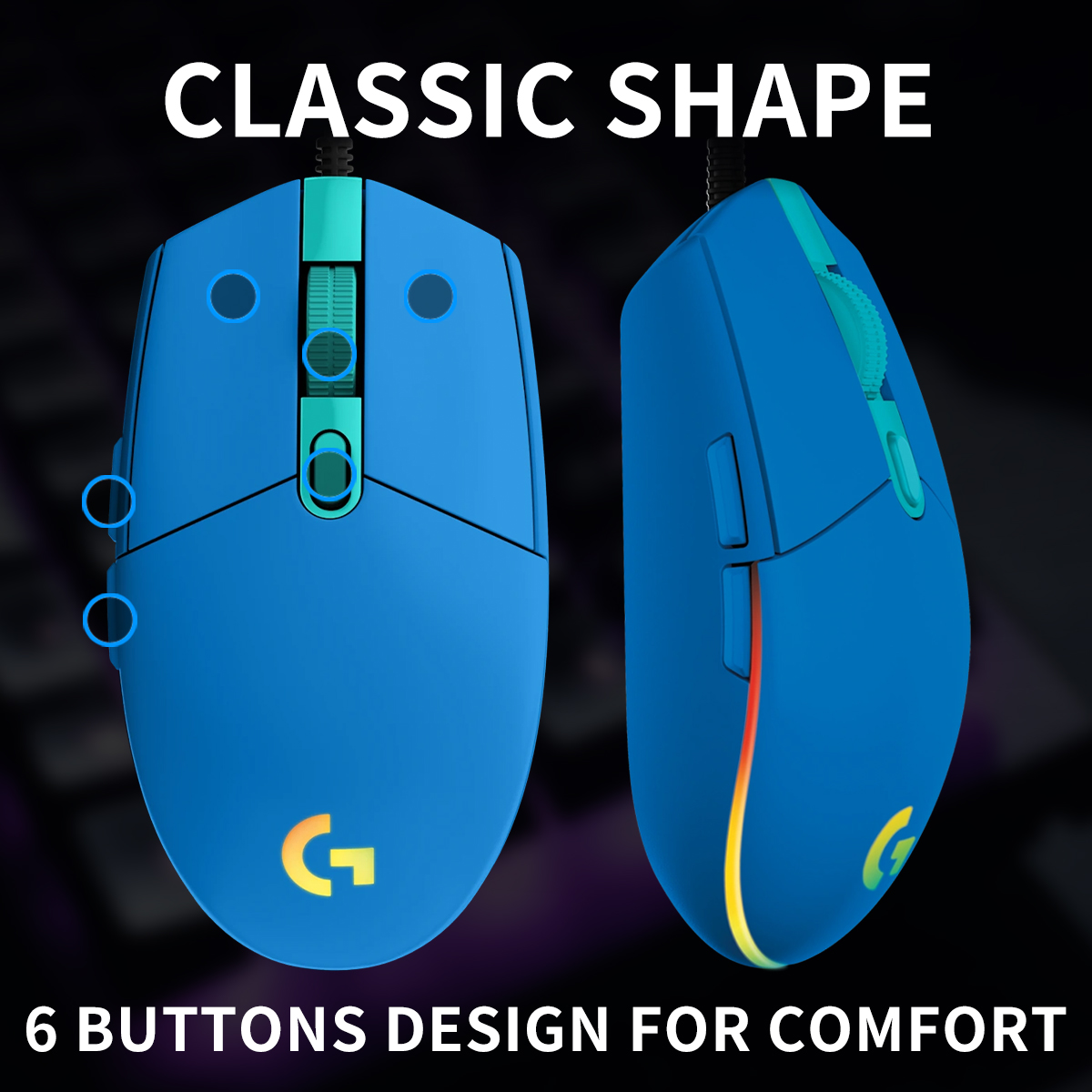 Mouse Logitech G203/G402 denga - Logitech Mouse G203 ulasan dan harga