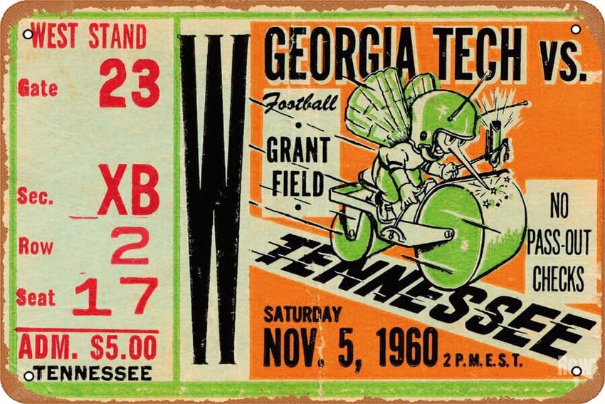 Poster GEORGIA TECH VS. TENNES - Tech Office Wall Decor ulasan dan harga
