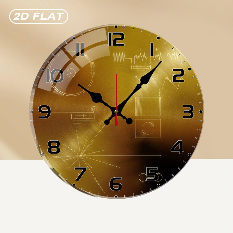 Jam Dinding Akrilik Bulat Gaya - Tech Office Wall Decor ulasan dan harga