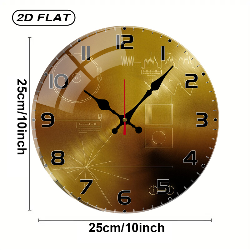 Jam Dinding Akrilik Bulat Gaya - Tech Office Wall Decor ulasan dan harga