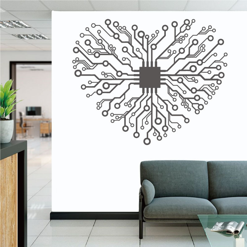 Cinta Chip Teknologi Perusahaa - Tech Office Wall Decor ulasan dan harga