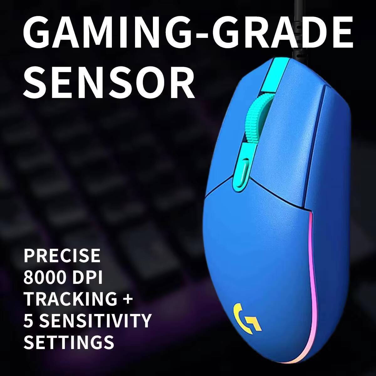 Mouse Gaming Logitech G203 800 - Logitech Mouse G203 ulasan dan harga