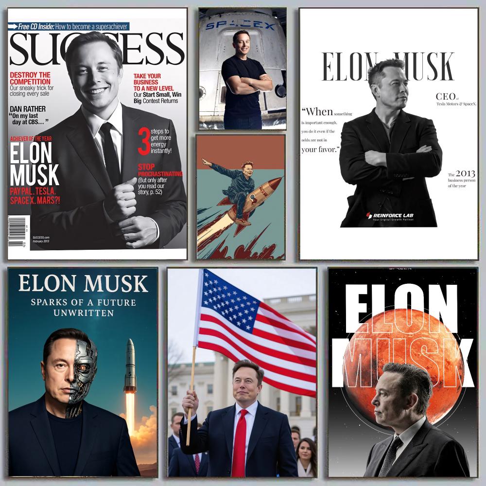 Elon Musk, Pemimpin Teknologi, - Tech Office Wall Decor ulasan dan harga