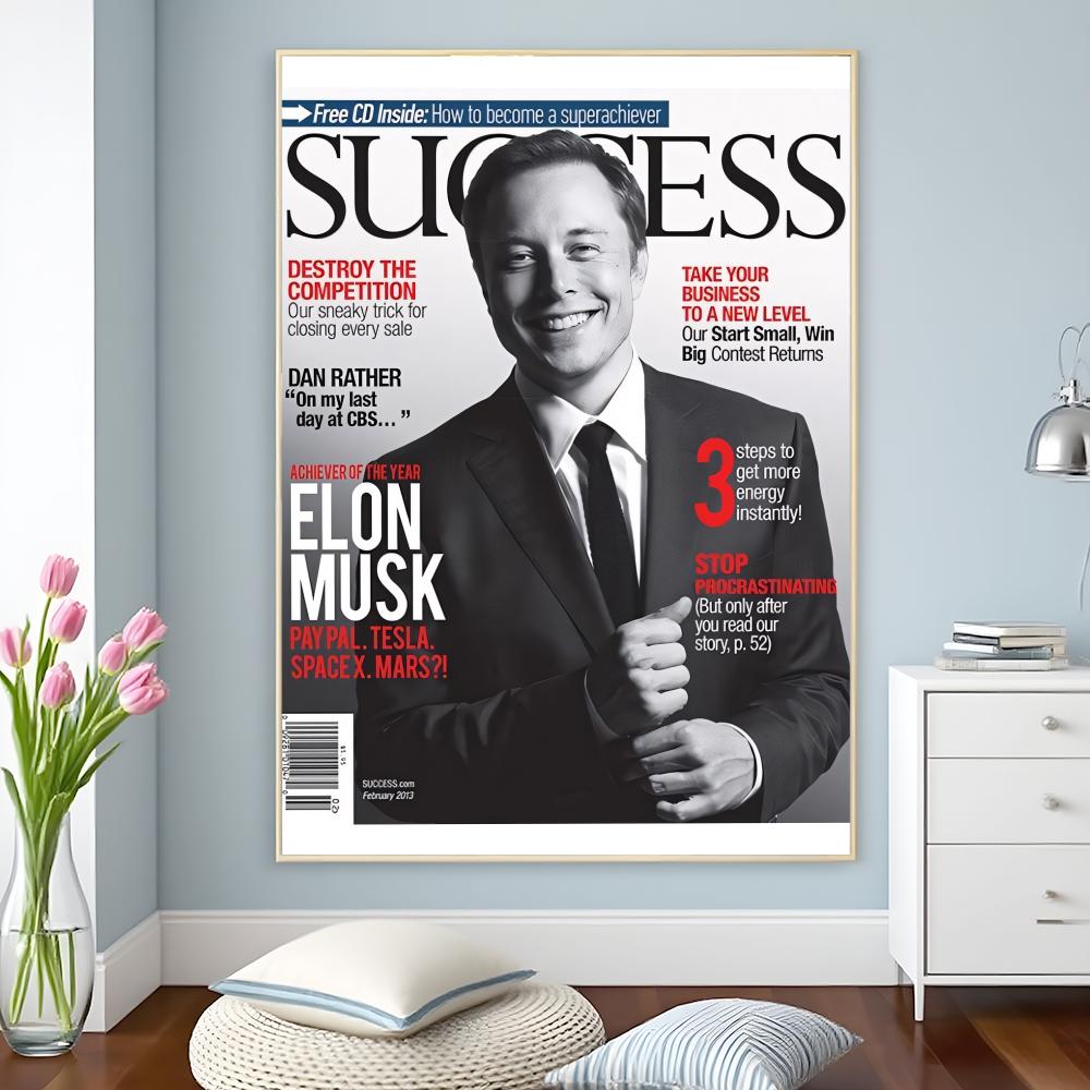 Elon Musk, Pemimpin Teknologi, - Tech Office Wall Decor ulasan dan harga